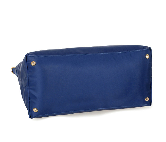 2014 Prada tessuto nylon shopper tote bag BN2107 dark blue